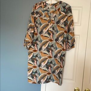 Stylish Multicolor Patterned Dress